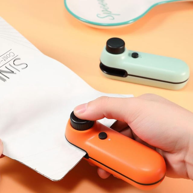 unbranded Sellador De Bolsas Recargable Verde Compacto Para Conservar Comida Y Reducir Desperdicios