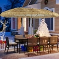 thumbnail image 7 of Autlaycil 13 ft Patio Tiki Umbrella with 36 LED Lights, Thatched, Hawaiian, Pool, Beach, 7 of 7