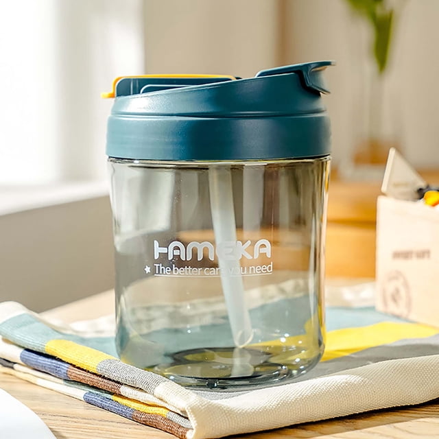 TIMIFIS Grande Tasse Tasse Ventre Généreux Été Étudiant Tasse de Thé au Lait Fille Net Rouge Créatif Ins Vent Paille Tasse Gobelet en Plastique Tasse d'Eau Cadeau Gadgets de Cuisine