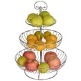 thumbnail image 4 of Frutero de 3 niveles, soporte de fruta de cocina, cestas de verduras para encimera, soporte de fruta de alambre multicapa de Metal, bandeja de exhibición, 4 of 5