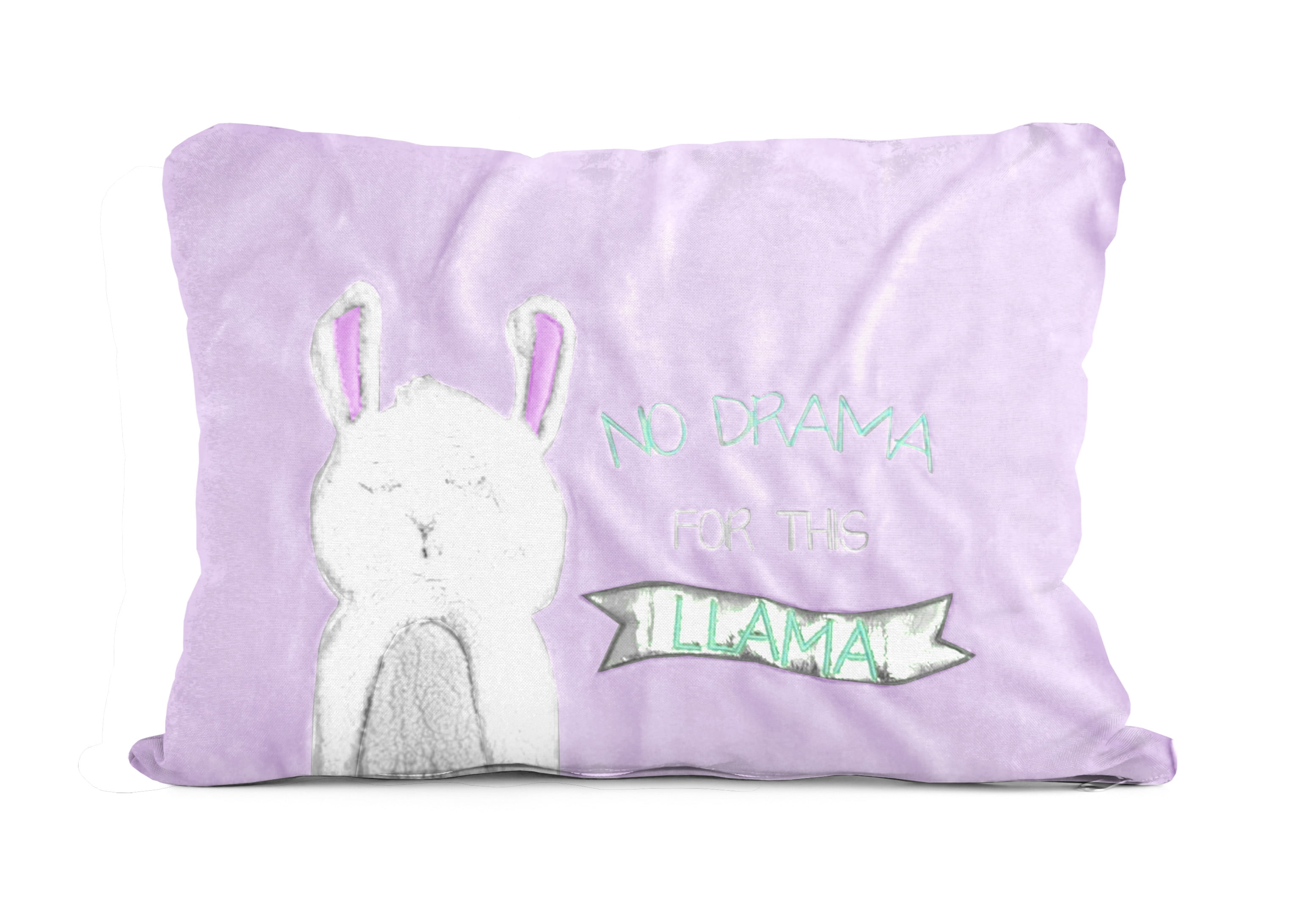 Better Homes & Gardens Kids Jumbo Rectangle Plush Pillow, Polyester, Llama, 1 Piece