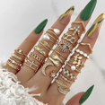 thumbnail image 1 of HOT Crystal Alloy Rings Set For Women Jewelry Adjustable Ring For Girls Punk Accessories Fashion Jewelry, 1 of 5