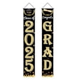 thumbnail image 5 of Graduation Party Decorations Class of 2025 Porch Sign Graduation Congrats Welcome Graduation Banners Door Hanging for High School College Graduation Party, 5 of 6