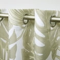 thumbnail image 3 of Exclusive Home Curtains Jamaica Palm Indoor/Outdoor Light Filtering Grommet Top Curtain Panel Pair, 54x96, Khaki, Set of 2, 3 of 8
