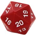 thumbnail image 2 of Koplow Games Dados Jumbo Rojo D20 Cuenta Aregresiva 55mm Dados Koplow Games Koplow Games, 2 of 2