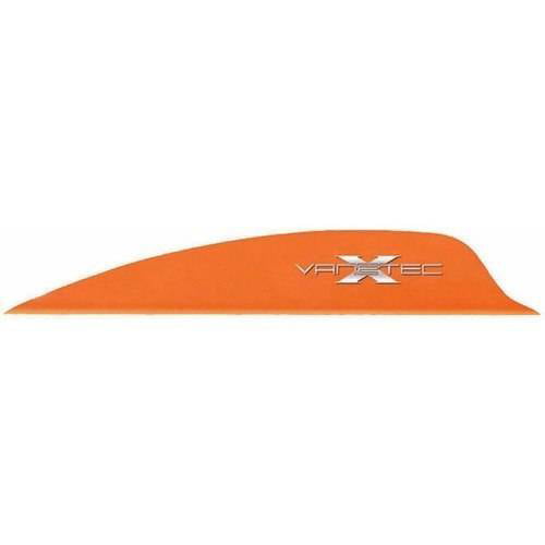 100 Pack Vanetec SW225-05 Swift 2.25" Flo Orange Vanes 