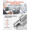 thumbnail image 2 of VEVOR 10PCS 2020 Aluminum Extrusion Profile, 39.37 Inch 1000 mm, T Slot European Standard Anodized Linear Rail, High-Strength Extruded Aluminum Rail, for 3D Printer Parts and CNC DIY Workbench, Silver, 2 of 9