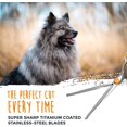 thumbnail image 3 of Mighty Paw Professional Dog Grooming Shears 2 Pack Pet Hair Cutting Scissors Set, 3 of 9