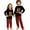 Black Plaid Reindeer, variant on Kids Christmas Reindeer Pajamas Long Sleeve Holiday Pjs Set Toddler Boys Girls Xmas Snowflake Jammies 2-14 Years
