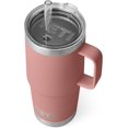 thumbnail image 1 of YETI Rambler 25 oz Straw Mug, Vacuum Insulated, Stainless Steel, Sandstone Pink, 1 of 8
