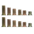 thumbnail image 1 of UPGRATOR 60 Pcs Écrous de Fixation Kit d'Insertion Fileté Design T Écrou Ne Pivote Pas Facilement Vitrine, 1 of 5