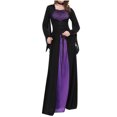 thumbnail image 4 of Tejiojio Costumes for Women Clearance European And American Women's Gothic Court Dress Witch Long Sleeved Dress, 4 of 8