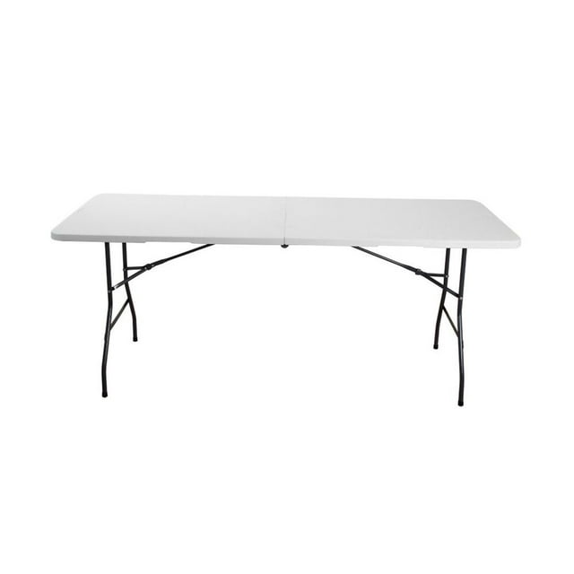 Mesa Plegable Loomber Blanca de 180 centímetros