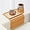 Bamboo, variant on 3 In 1 Bamboo Couch Arm Tray Table, Foldable Sofa Armrest Tray Table for Couch, Flexible and Anti-Slip Couch Arm Cup Holder Tray, Portable Sofa Arm Table Tray for Cups Eats Snacks Phone Remote