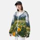 thumbnail image 3 of Fotbe Mountain Daisy Meadow Chaqueta con Protección Solar UPF 50+ para Hombre y Mujer, Camisa con Capucha y Bolsillos-Small, 3 of 7