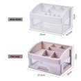 thumbnail image 4 of Makeup Storage Organizer Waterproof Cosmetics Display Case with Drawer Detachable Storage Box and Transparent Cover Display SkinCare for Bathroom Countertop Bedroom Vanity Desk Travel, 4 of 6
