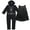 Black, variant on Star Wars Darth Vader Toddler Boys Zip Up Cosplay Coverall and Cape Infant to Big Kid