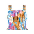 thumbnail image 4 of Girls Dress Tropical Leaf Sleeveless Hawaiian Style Beach Holiday Summer 14 Years, 4 of 7