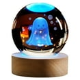 thumbnail image 2 of WHEANG Halloween Lighted In ，Halloween Carved With Luminous Glass Children's Small Night Light Ornament, 2 of 5
