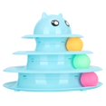 thumbnail image 2 of Pet Turntable Track, No-Slip Pet Interactive Tracks Cat Tower Toy  For Pet Blue, 2 of 8
