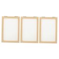 thumbnail image 4 of FUTUREORYY 3Pcs Paper Making Frame Wooden Paper Frame Child Friendly Environmental Awareness Craft Creation, 4 of 8