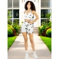 thumbnail image 4 of Conjunto Deportivo Casual Mujer Short y Blusa Stretch Tye-Dye, Comodidad y Estilo UNITALLA, 4 of 5