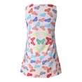 thumbnail image 2 of WILLBEST Vestidos de Verano para Mujer Vintage Boho Verano sin Mangas Playa Estampado Mini Vestido Corto Chica, 2 of 3