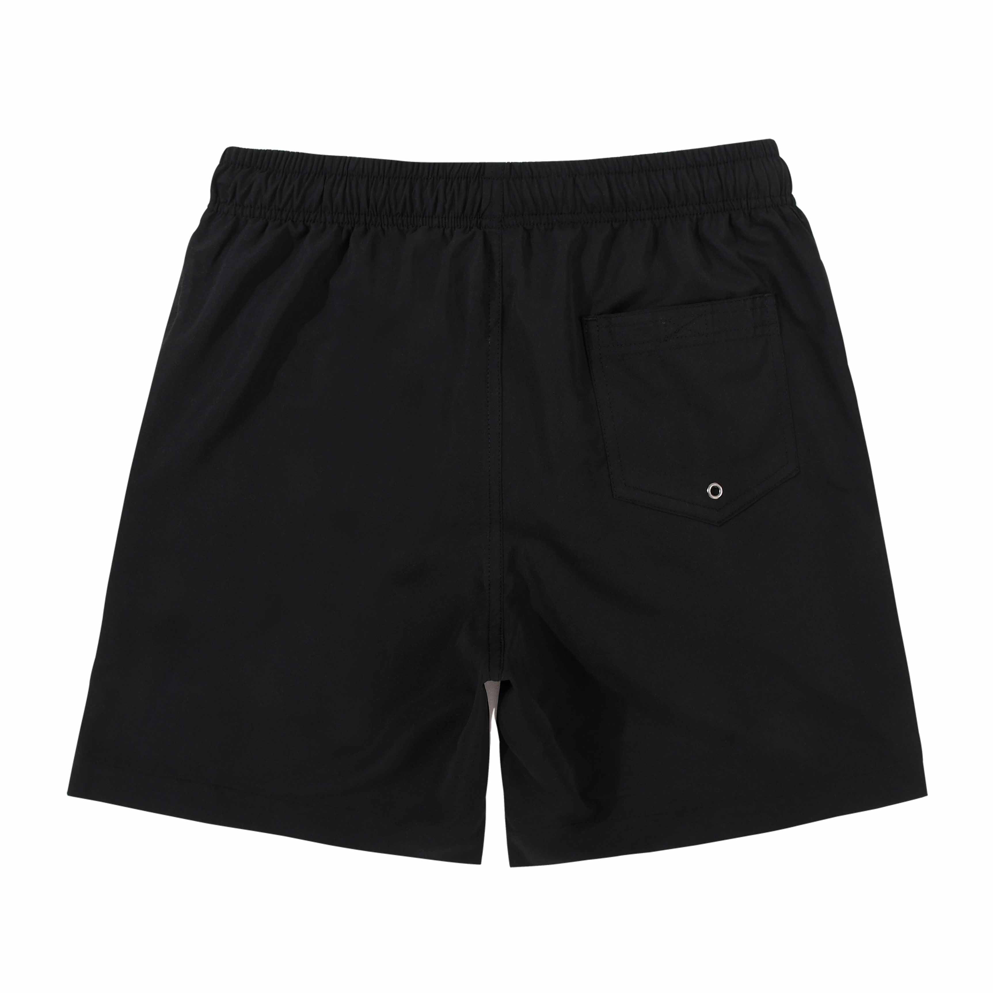 3 Pcs Mens Swim Trunks With Mesh Liner Quick Dry Bathing Suit Swimswear Black Navy Blue Royal Blue Size 2XL