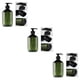 thumbnail image 3 of Wosthever Dispensador de jabón Relleno Bomba Botellas Gel de ducha Desinfectante Contenedor Marrón Baño Suministros Lociones 500ml Set No.8 Type1 NO1, 3 of 6