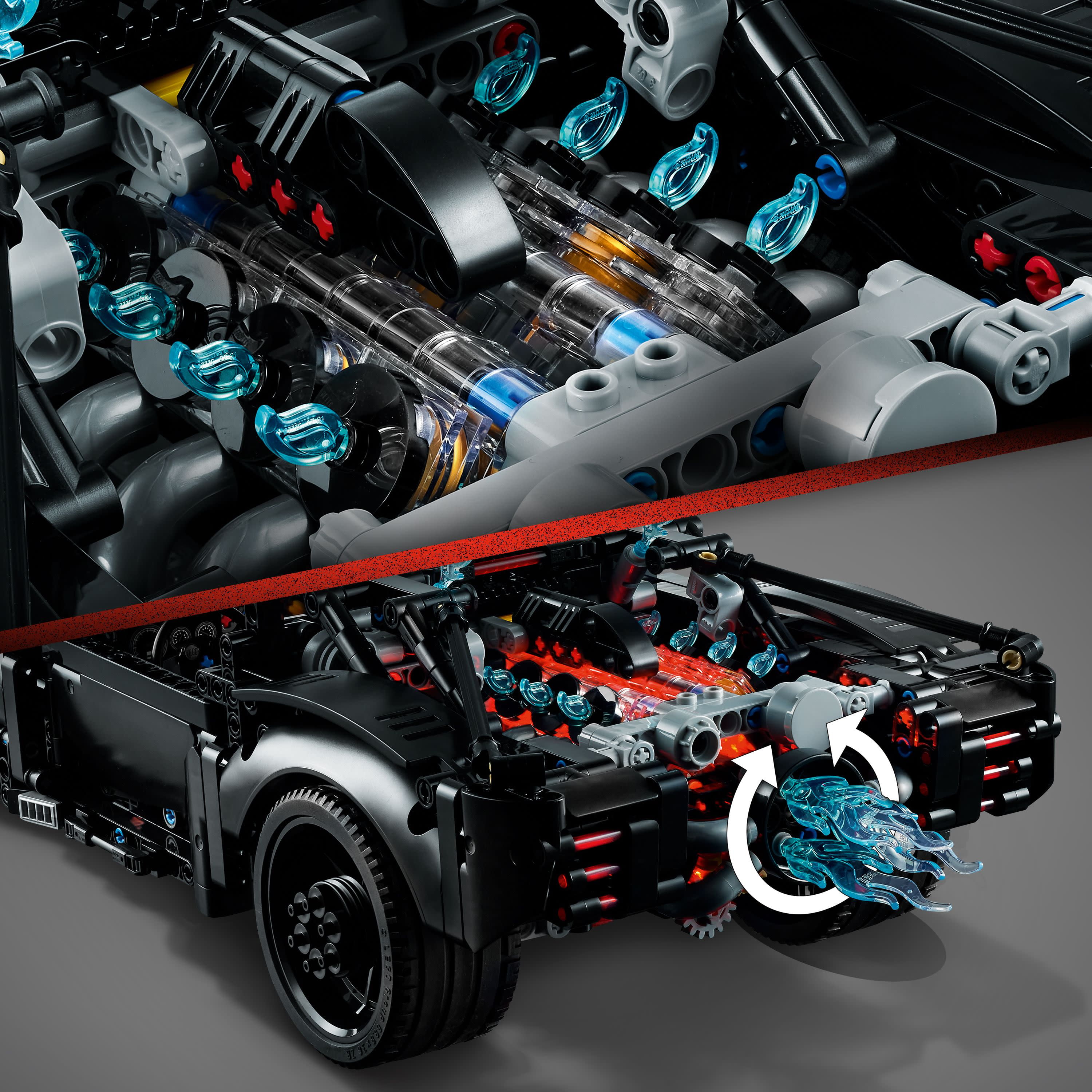 Official Lego Batman The Batmobile - Assembled and functioning car