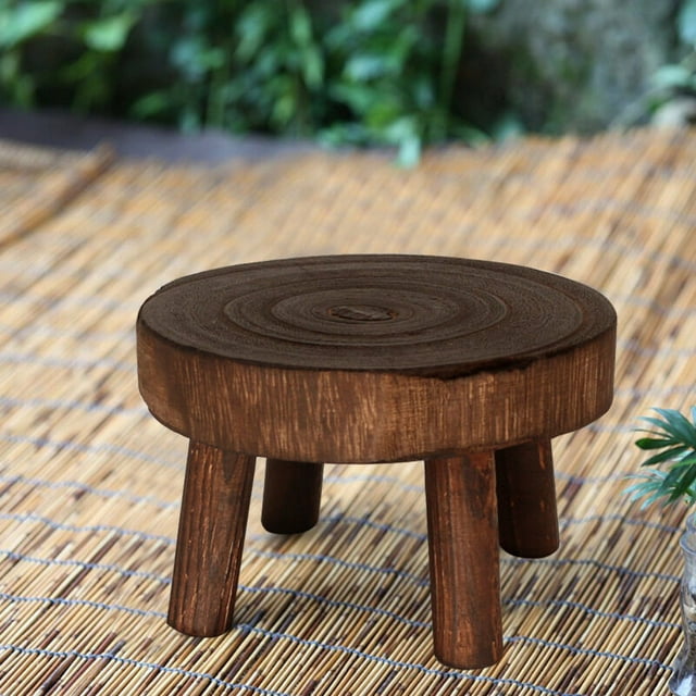 Banco de madera maciza para plantas de jardín, suculentas, plantas verdes, alto