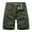 Green, variant on Shorts Et Bermudas Homme Men's Summer Thin Breathable Loose Shorts Multi Pocket Solid Color Overalls Pants Shorts Men Green XL