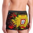 thumbnail image 6 of Portugal Map Flag Underwear Men Stretch Boxer Briefs Shorts Panties Soft Underpants For Male, 6 of 7