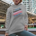 thumbnail image 2 of On the Bleachers Is Where I Spend Most of My Days, Baseball Art Merch Gift, Heather Grey Hooded Sweatshirt or Hoodie, 3XL, 2 of 5