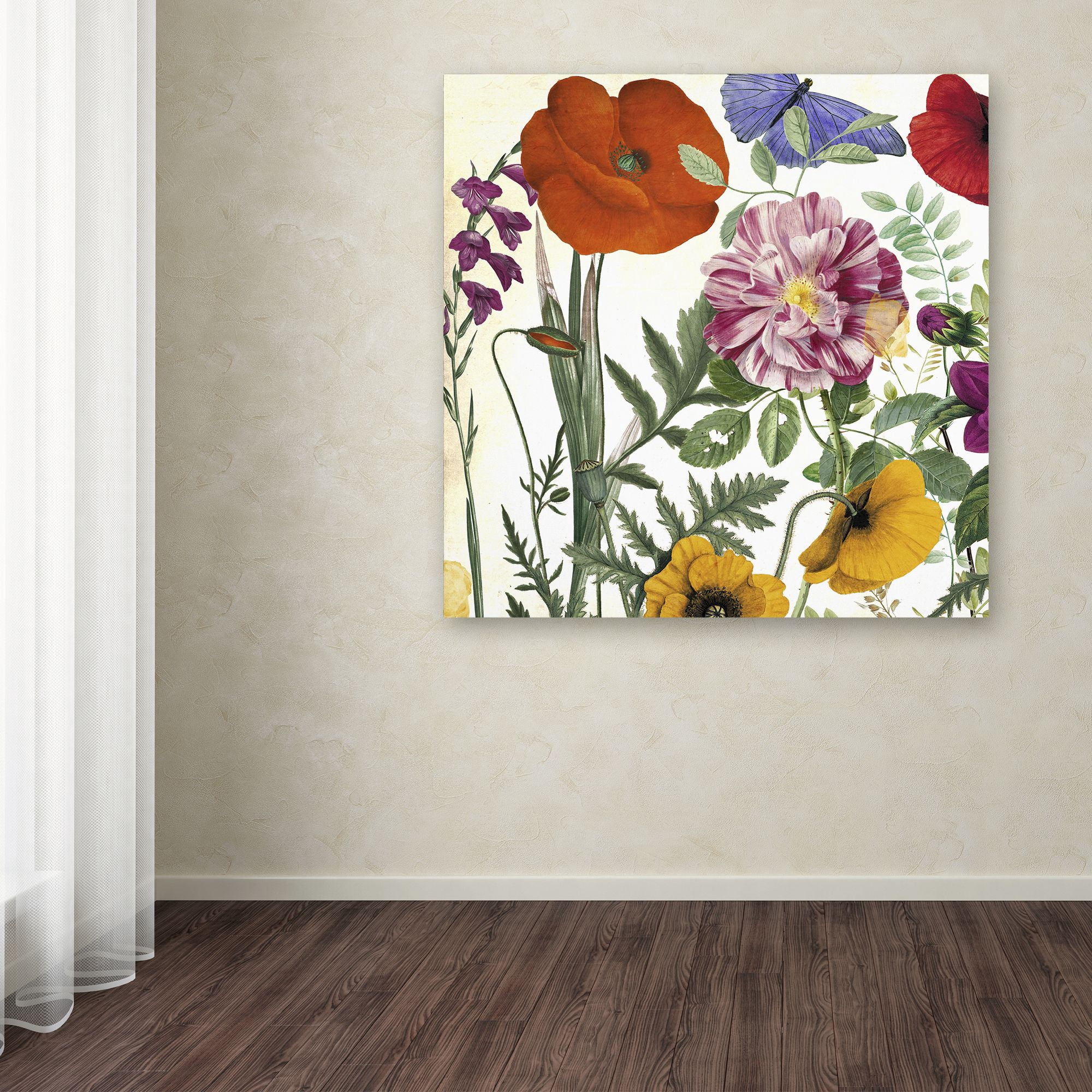 Trademark Fine Art "Printemps II" Canvas Art by Color Bakery