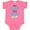 Hot Pink, variant on Inktastic My Daddy is a Nurse Boys or Girls Baby Bodysuit