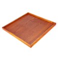 thumbnail image 2 of Bandeja de té de madera multiusos de 40*40*2,5 cm, plato para servir frutas, dulces, café, comida, hogar, Hotel, 2 of 8
