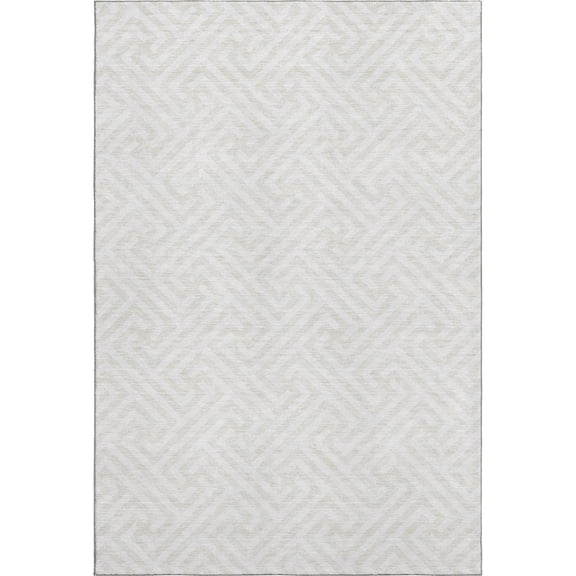 Dalyn Rugs Premium Machine Washable Mayfield AMF731 Ivory 5' x 7'6" Rug