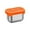 A#Orange, variant on Zmeidao Stainless Steel Salad Dressing Containers with Lids, Reusable Sauce Containers for Lunch Box, Travel, Picnics & Kitchen Storage