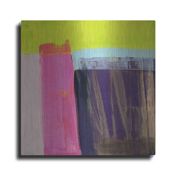 Luxe Metal Art 'With View' by Cathe Hendrick, Metal Wall Art, 24"x24"