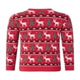 thumbnail image 4 of Matching Family Christmas Sweaters Long Sleeve Reindeer Pullovers, 4 of 9
