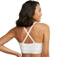 thumbnail image 4 of Hanes XL Cotton Long Line Pullover Bra, Navy Eclipse/Concrete (2 Pack), 4 of 4
