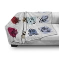 thumbnail image 3 of Zodiac Soft Flannel Fleece Throw Blanket, 12 of the Signs with Brushstrokes Effect Birth Calendar Horoscope Design, Cozy Plush for Indoor and Outdoor Use, 70" x 90", Multicolor, by Ambesonne, 3 of 6