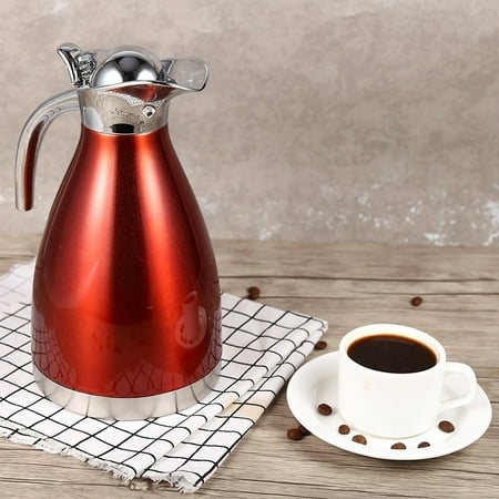 

Vacuum Flask Coffee Carafe Thermo Jug Double Wall For Household Hot Chocolate Tea Kitchen