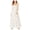 Beige - white, variant on BCX Womens Embroidered Floral Fit & Flare Dress, Beige, 1