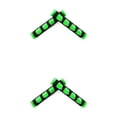 thumbnail image 3 of Guardoinrt 1 Paire Poignée de Guidon Moto Moto Manchon de Poignée Accessoires Automobile Vert 2Ensemble, 3 of 6