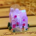 thumbnail image 3 of Mosey Led Luminous Mini Christmas House Snowman with Resin Sucker Hanging Xmas Decor, 3 of 7