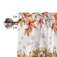 thumbnail image 5 of Valances for Windows Fall Cute Dog Rod Pocket Cafe Window Treatments Valance Curtains for Kitchen Bathroom Laundry Basement Windows 54"x18", 5 of 6