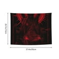 thumbnail image 6 of Easygdp Red Gothic Skeleton Throne Tapestrys Boutique Decor Wall Hanging for Living Room Bedroom Office Decor 29x37in, 6 of 8