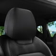 thumbnail image 6 of 4PCS Black Premium Cloth Headrest Cover for Car, Truck, Suv, Auto Fit, 6 of 8
